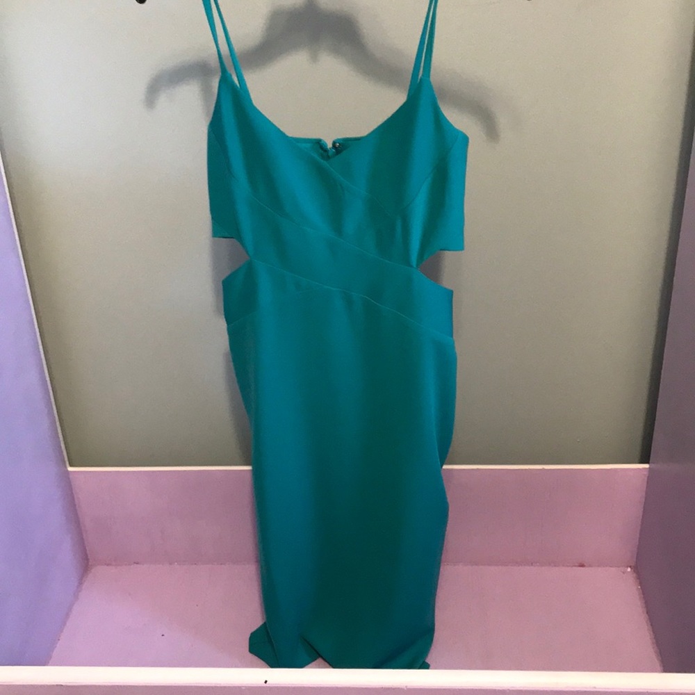 Laundry teal dress! Size 2!